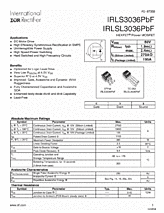 DataSheet IRLSL3036PbF pdf